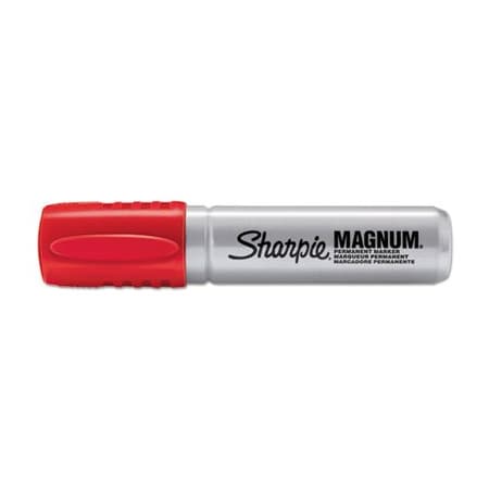 Dymo Red Permanent Marker, Jumbo Tip 44002